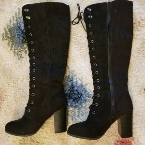 Lace up boots